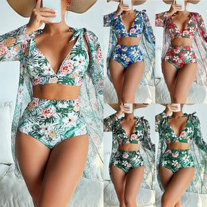 Fashion Multicolor Printed Bikini Women's Swimsuit JW Store