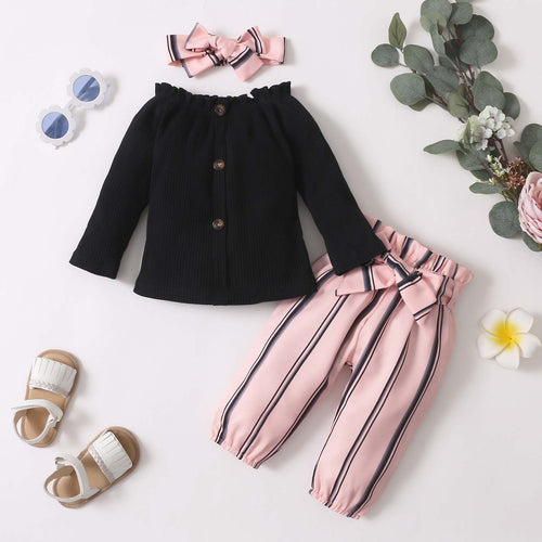 3M-24M Newborn Baby Clothes Set Toddler Girl Outfits - JW Store