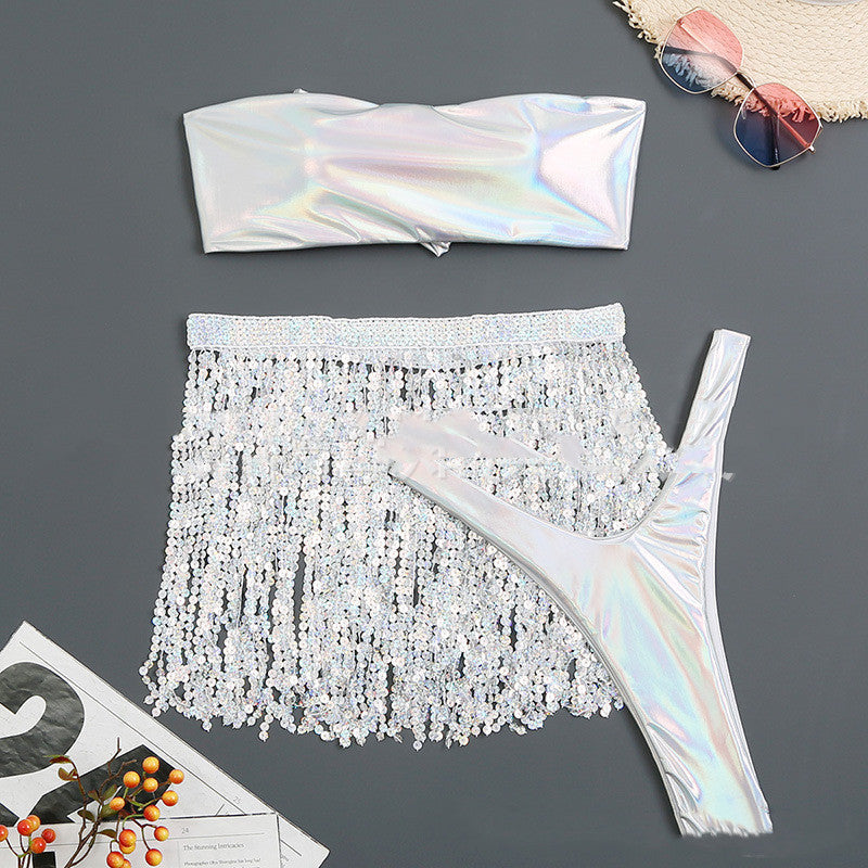 New Split Swimsuit Three Sets Of Women - JW Store