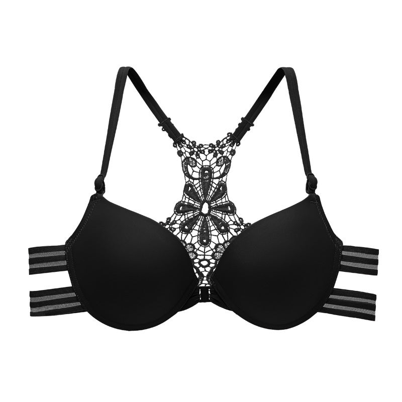 Buckled Front And Shaped Back Fashion Sexy Push Up Push Up Glossy Seamless Underwear For Women - JW Store